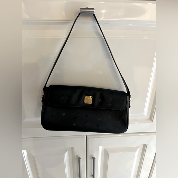Vintage MCM monogram baguette Bag
